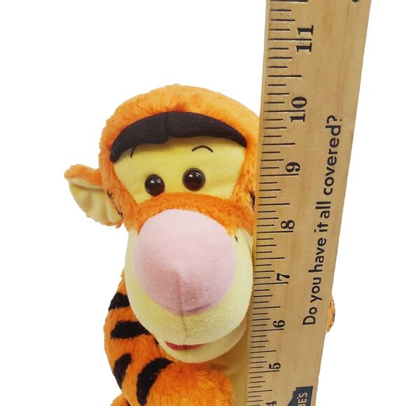 Disney Tug-In-Time Tigger Talking & Interactive Toy Infant 10" Orange & Black - Picture 8 of 8